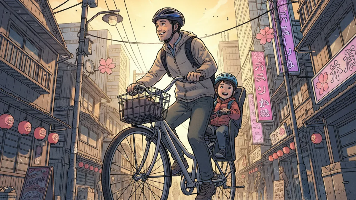 Japan to Review Age Limits for Children on Bicycle Seats