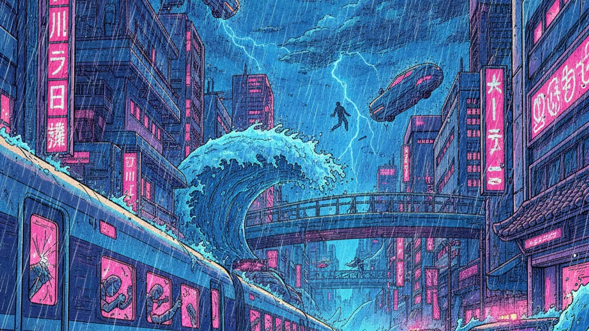 Record Rainfall Disrupts Transportation and Claims Life in Eastern Japan