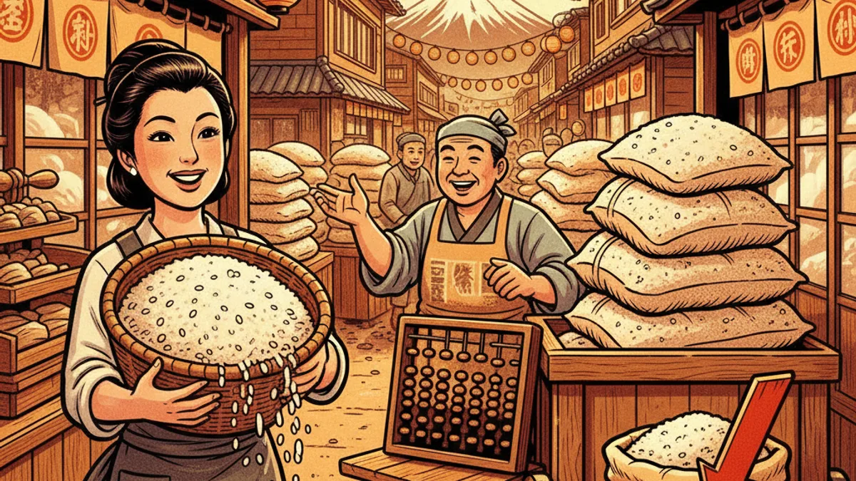 Rice Prices in Japan Expected to Drop Due to High Inventory Levels