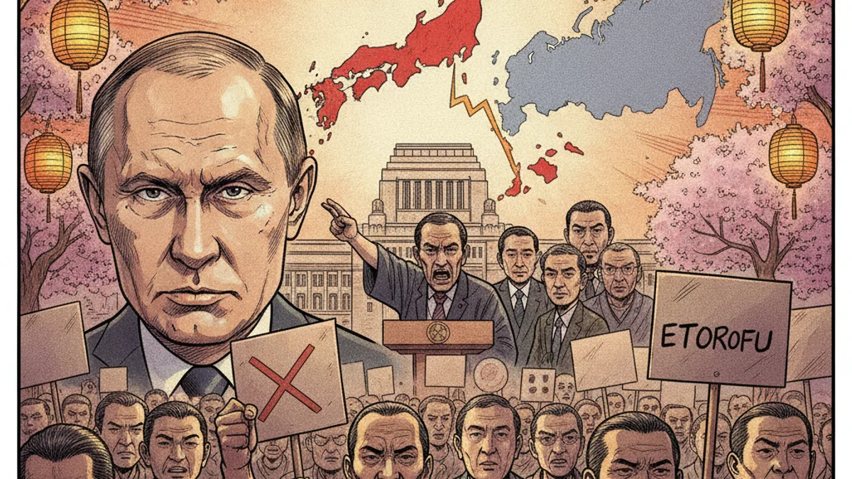 Putin's Visit to Etorofu Island Sparks Strong Protest from Japan