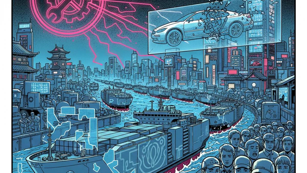 Middle East Crisis Halts Auto Exports, Threatens Japan Supply Chains