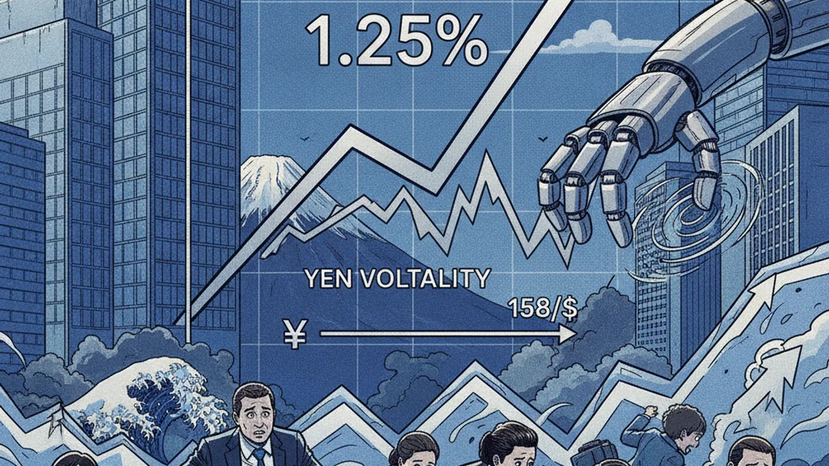 Bank of Japan Raises Rates to 1.25% Amid Yen Volatility and Market Turmoil