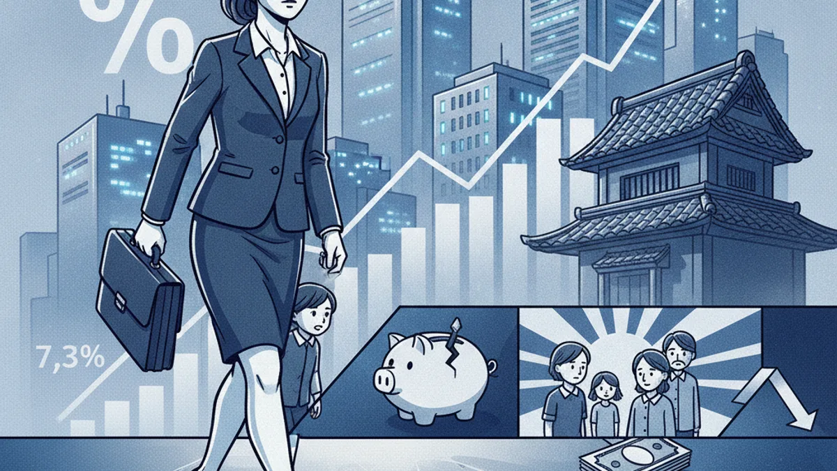 Working Mothers Hit Record High as Most Japanese Households Report Hardship